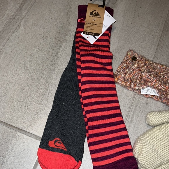 ⛸ ROXY- winter bundle set- Winterens Knitted Mittens, crew socks and head warmer - Picture 6 of 11